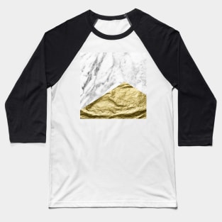 Brass gold marble Baseball T-Shirt